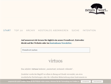 Tablet Screenshot of neueswort.de